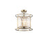 Mano Pendant / Semi Ceiling Convertible 3 Light